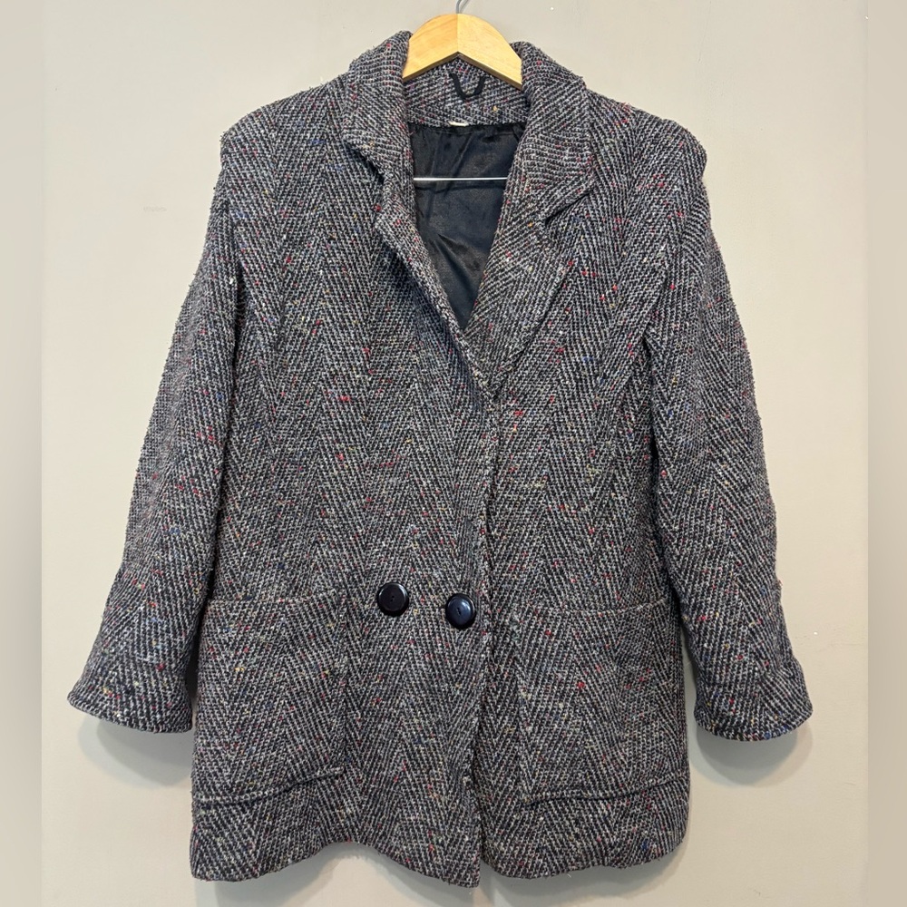 SEARS THE FASHION PLACE Vintage Wool Tweed Coat